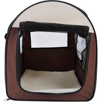 PawHut Hundetransportbox creme Polyester B/H/L: ca. 36x41x46 cm von PawHut