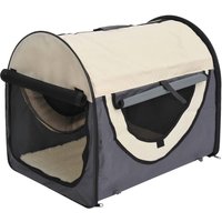 PawHut Hundetransportbox dunkelgrau Stoff B/H/L: ca. 36x41x46 cm von PawHut