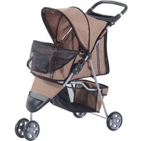 Hundewagen Hundebuggy Katzenwagen Tierbuggy Pet Stroller Hunde 4 Farben von PawHut