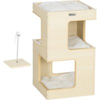 PawHut Katzenhaus Eiche Spanplatte B/H/L: ca. 34x60x34 cm PawHut Katzenhaus Eiche Spanplatte B/H/L: ca. 34x60x34 cm von PawHut