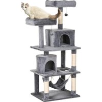 PawHut Kratzbaum grau Polypropylen B/H/L: ca. 50x60x145 cm von PawHut