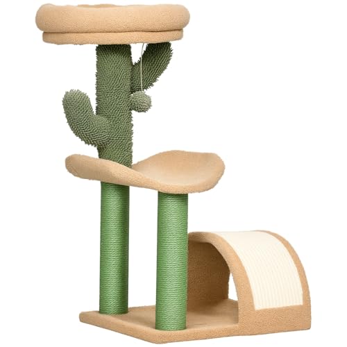 PawHut Kratzbaum klein Katzenkratzbaum Kratzstamm für Katzen unter 4 kg mit Katzenkratzbrett, Kratzbaum, Katzenreizball 40 x 35 x 72 cm Braun PawHut Kratzbaum klein Katzenkratzbaum Kratzstamm für Katzen unter 4 kg mit Katzenkratzbrett, Kratzbaum, Katzenreizball 40 x 35 x 72 cm Braun von PawHut