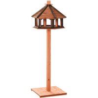 PawHut Vogelhaus, Holz, Länge: 52 cm - beige von PawHut