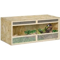 Terrarium für Reptilien Reptil Fütterungsbox mit Netzbelüftung Schiebetür Terrarium für Reptilien Reptil Fütterungsbox mit Netzbelüftung Schiebetür von PawHut