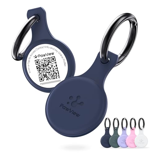 PawView Qr Code Hundemarke mit NFC aus Silikon - Wasserdichter Pet ID Tag mit Online-Profil, Gegen Verlust, Finder Scannt ohne App, Ideal für Halsband oder Geschirr, DE PawView Qr Code Hundemarke mit NFC aus Silikon - Wasserdichter Pet ID Tag mit Online-Profil, Gegen Verlust, Finder Scannt ohne App, Ideal für Halsband oder Geschirr, DE von PawView