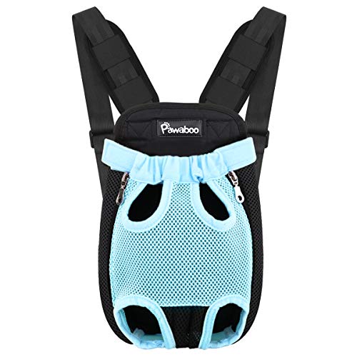 Pawaboo Haustier Rucksack Hund Tragetasche, Verstellbar Beinen heraus Rucksäcke Haustier Tragbar Reisetasche, Atmungsaktiv und Bequem Speziell für Klein Mittler Hunde Katzen Welpen, L, Blau Pawaboo Haustier Rucksack Hund Tragetasche, Verstellbar Beinen heraus Rucksäcke Haustier Tragbar Reisetasche, Atmungsaktiv und Bequem Speziell für Klein Mittler Hunde Katzen Welpen, L, Blau von Pawaboo