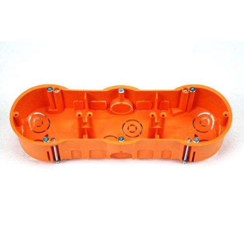 10 Stück Hohlwanddose 3-fach Schalterdose Abzweigdose Hohlraumdose Ø 60 x 45 mm von PAWBOL