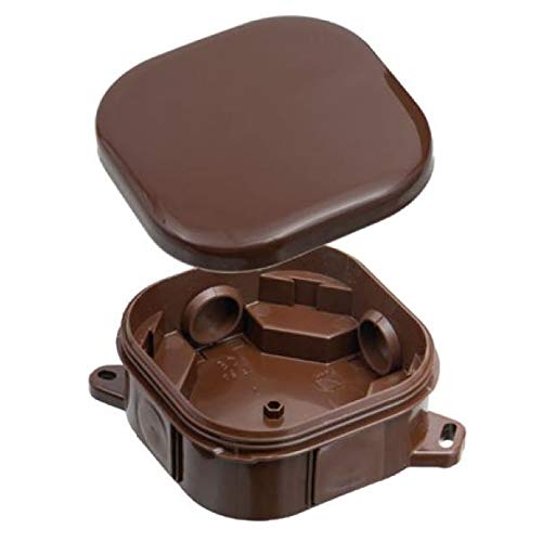 Pawbol Abzweigdose Verteilerdose IP54 braun 92x92x44 Aufputz 1x Verbindungsdose Pawbol Abzweigdose Verteilerdose IP54 braun 92x92x44 Aufputz 1x Verbindungsdose von PAWBOL