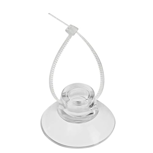 Pawfly 20er-Pack Aquarium-Saugnäpfe und 40 Stück verstellbares Reißverschluss-Kabel-Set Fischbecken-Zubehör für Bindung Moosbefestigung Luftschlauch-Dekor Garnelen-Nester und Reptilien-Hängematten‌ von Pawfly