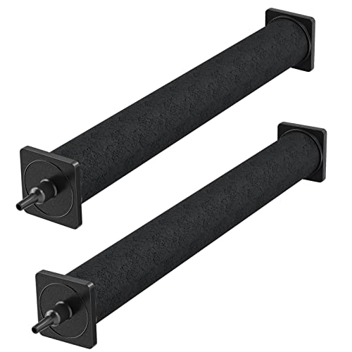Pawfly 40 cm Luftstein Zylinder für größere Pumpen Blasendiffusor Blasenfreigabe-Werkzeug für große Aquarien Außenteich Garten Zirkulationssysteme und DWC Reservoirs, 2 Pack von Pawfly