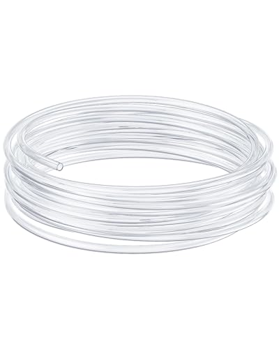 Pawfly Aquarium Luftschlauch 12 m Standard 4-6 mm Schlauch für Aquarium Luftpumpe Flexibler knickbeständiger Reiner PVC Schlauch für Aquarium Garten Terrarium Teich von Pawfly