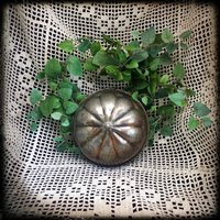 Vintage Deko Getragen Kupfer Wand Hängen Form von PawhillTreasures