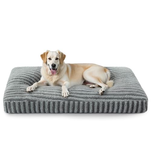 Pawk Hundebett Grosse Hunde, XXL Hundekissen Waschbar Abnehmbar, Hundekorb Flauschig Atmungsaktiv, Hundematte rutschfest, 119x74x10cm Pawk Hundebett Grosse Hunde, XXL Hundekissen Waschbar Abnehmbar, Hundekorb Flauschig Atmungsaktiv, Hundematte rutschfest, 119x74x10cm von Pawk