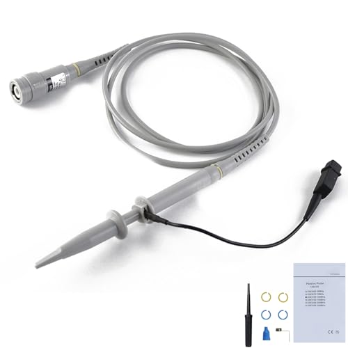 OWON 100MHz Oszilloskop Tastkopf Kit, BNC-Oszilloskop-Klemmentastkopfdämpfung kann mit 1x oder 10x Schiebeschalter für Oszilloskope der eingestellt werden OWON 100MHz Oszilloskop Tastkopf Kit, BNC-Oszilloskop-Klemmentastkopfdämpfung kann mit 1x oder 10x Schiebeschalter für Oszilloskope der eingestellt werden von OWON