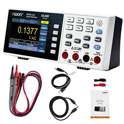 OWON XDM1241 Tragbares Tischmultimeter mit 3,5 Zoll 55.000 Count True RMS Ultraleicht Mit Lithium-Batterieleistung Vor-Ort-Messung Digitaler Multitester für Labore, Fabriken OWON XDM1241 Tragbares Tischmultimeter mit 3,5 Zoll 55.000 Count True RMS Ultraleicht Mit Lithium-Batterieleistung Vor-Ort-Messung Digitaler Multitester für Labore, Fabriken von OWON