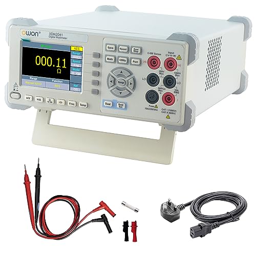 OWON XDM2041 Tischmultimeter mit 3,7 Zoll 55.000 Count True RMS Ultraleichter digitaler Multitester für Labore, Fabriken von OWON