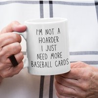 Baseball Karten - Card Display Mappe Geschenk Cards Box Aufbewahrungsort Becher von PawsPrint