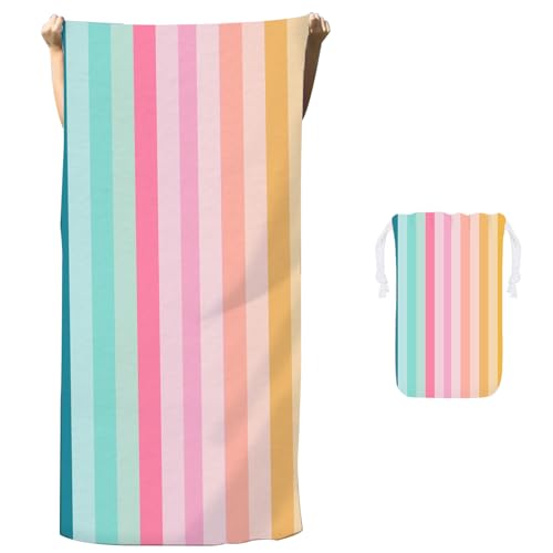 Pawsautomotively Mikrofaser Strandtuch, Kompakt - Leicht - Gute WasseraufnahmeEffekt, 100% recycelt，Geeignet für Strand - Meer - Bad，Extra Large (160 × 90 cm) von Pawsautomotively