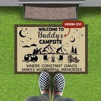 Make Wonderful Memories Camping Fußmatte, Rv Outdoor Matte Camper, Geschenk, Willkommensmatte, Decor von Pawsonalize