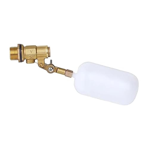 1/5.1 cm Schwimmerventil Schwimmender Kugelhahn mit verstellbarem Arm für Wassertank Teich Garten Automatische Wasserstandskontrolle von PawwJoy