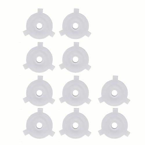 10 Stück Lampenschirm-Reduzierringe, Unterlegscheiben-Adapter, stabiles PP-Material, Lampenschirm-Ersatzteile für Tischlampen, 3 Größen (1,42/1,14/1,1 cm) – E27 auf 11 mm von PawwJoy