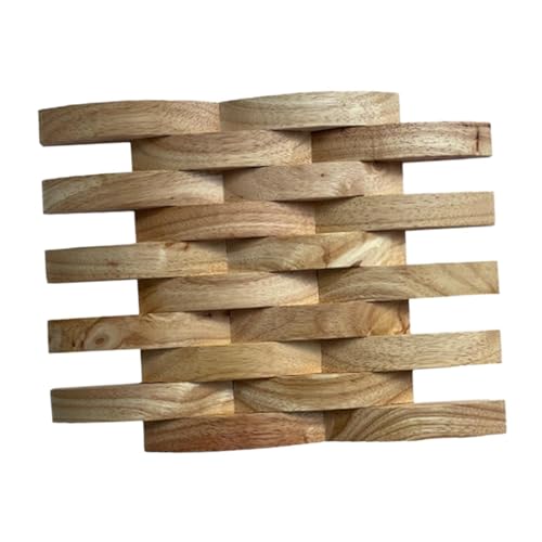 3D-Wandpaneel aus strukturiertem Holz, einfach zu basteln, moderne dekorative Innendekoration, 30 x 30 cm, für Akzentwände, Esszimmer, Wanddekoration, helle Holzfarbe 3D-Wandpaneel aus strukturiertem Holz, einfach zu basteln, moderne dekorative Innendekoration, 30 x 30 cm, für Akzentwände, Esszimmer, Wanddekoration, helle Holzfarbe von PawwJoy