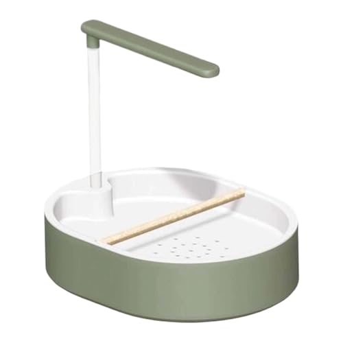Automatische Vogelbadewanne Papageienbad Dusche mit Pumpe und Sitzstange für Wellensittiche afrikanische graue mittelgroße Vögel Automatische Vogelbadewanne Papageienbad Dusche mit Pumpe und Sitzstange für Wellensittiche afrikanische graue mittelgroße Vögel von PawwJoy