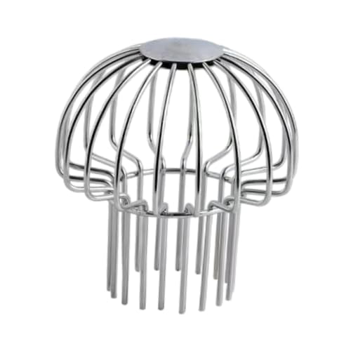 Dachrinnenschutz, Dachrinnenabflussabdeckung, verhindert Verstopfungen, Blätter, Schmutz, Dachrinne, Fallrohrschutz, Dachrinnensieb, für 65 mm bis 75 mm von PawwJoy