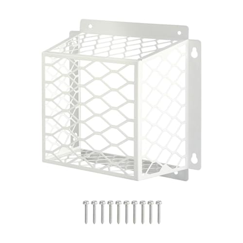 Entlüftungsabdeckung für Trockner, Abluftventilatorschutz, Stahlgeflecht, Schutz für Außenküche, Badezimmer, Belüftung, 18 x 18 x 12,7 cm, Weiß Entlüftungsabdeckung für Trockner, Abluftventilatorschutz, Stahlgeflecht, Schutz für Außenküche, Badezimmer, Belüftung, 18 x 18 x 12,7 cm, Weiß von PawwJoy