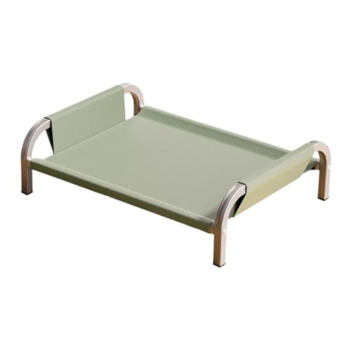 Erhöhtes Haustierbett, erhöhtes Katzen-/Hundebett, kühlend, atmungsaktiv, bequem, für alle Jahreszeiten, Haustier-Hängematte, Kinderbett für kleine Hunde, Welpen, Kätzchen, Grün, Größe M Erhöhtes Haustierbett, erhöhtes Katzen-/Hundebett, kühlend, atmungsaktiv, bequem, für alle Jahreszeiten, Haustier-Hängematte, Kinderbett für kleine Hunde, Welpen, Kätzchen, Grün, Größe M von PawwJoy