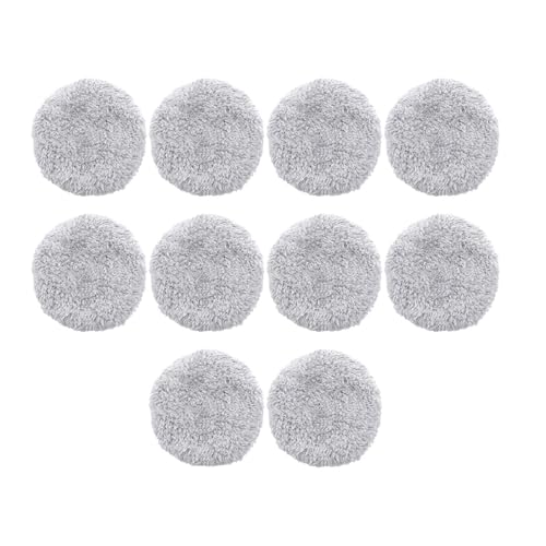 Ersatz-Pads für Fensterreinigungsroboter 188 168, universelles Mikrofaser-Reinigungstuch, Zubehör, 12,5 cm, waschbar, für Fliesen, Tür, Glasoberfläche, Plüsch-Textur, 10 Stück Ersatz-Pads für Fensterreinigungsroboter 188 168, universelles Mikrofaser-Reinigungstuch, Zubehör, 12,5 cm, waschbar, für Fliesen, Tür, Glasoberfläche, Plüsch-Textur, 10 Stück von PawwJoy