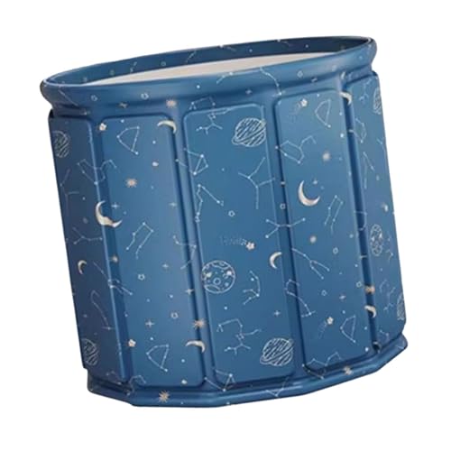 Faltbare, tragbare Premium-Badewanne, ideal für Reisen, PVC-Material, 60 cm Durchmesser, 65 cm Höhe von PawwJoy