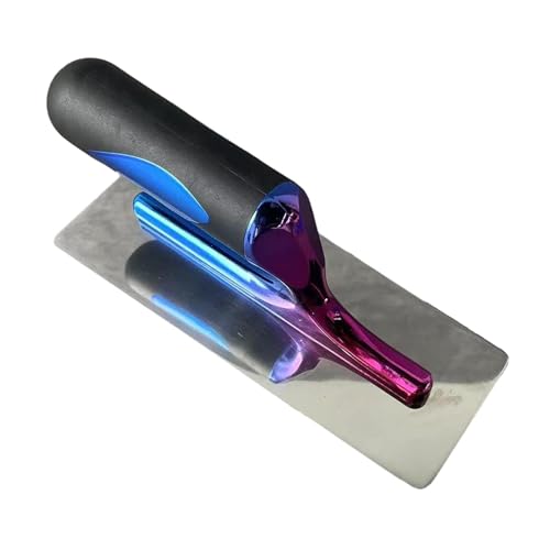 Flache Trockenbaukelle aus Edelstahl, Gipsbearbeitungswerkzeug, Spachtelmesser, Schaber für Verfugen, Verputzen, Bodenbelag, Wandplatten, Blech, 24 x 10 x 8 cm von PawwJoy