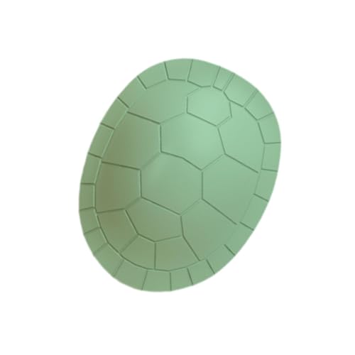 Frischhaltebeutel, Aufbewahrungsbox, Schildkrötenmuschelform, Spender für Frischhaltefolie, Überschuhe, Küchenorganisation, 17 x 14 x 11 cm, Grün von PawwJoy
