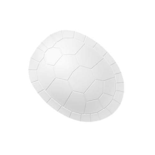 Frischhaltebeutel, Aufbewahrungsbox, Schildkrötenmuschelform, Spender für Frischhaltefolie, Überschuhe, Küchenorganisation, 17 x 14 x 11 cm, Weiß von PawwJoy