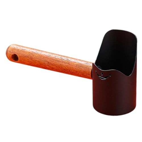 Futterschaufel für Haustiere, Karbonstahl mit Holzgriff für Trockenfutter und Leckerlis, multifunktionaler Fütterungslöffel für Hunde, Katzen, Vögel, Kaninchen, Schwarz Futterschaufel für Haustiere, Karbonstahl mit Holzgriff für Trockenfutter und Leckerlis, multifunktionaler Fütterungslöffel für Hunde, Katzen, Vögel, Kaninchen, Schwarz von PawwJoy
