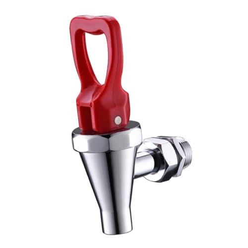 Getränkespender Wasserhahn mit Dichtungen, Auslauf, Ersatz-Zapfhahn für Kaffeedose, Milch, Tee, Eimer, 12,4 cm, 1/2 (DN15) von PawwJoy