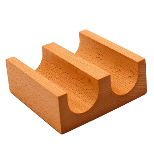 Holz-Sushi-Halter, Servierbrett, dekorativer Sushi-Handrollenhalter, Taco-Gestell, Tablett für Party, Esstisch, Hausbar, 2 Gitter von PawwJoy