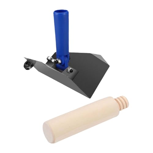 Inneneckkelle aus Edelstahl, rechtwinklig, Gipswerkzeug mit bequemem Holzgriff für Trockenbauwände, Reparaturen, Formen, 14 x 7,9 cm Inneneckkelle aus Edelstahl, rechtwinklig, Gipswerkzeug mit bequemem Holzgriff für Trockenbauwände, Reparaturen, Formen, 14 x 7,9 cm von PawwJoy