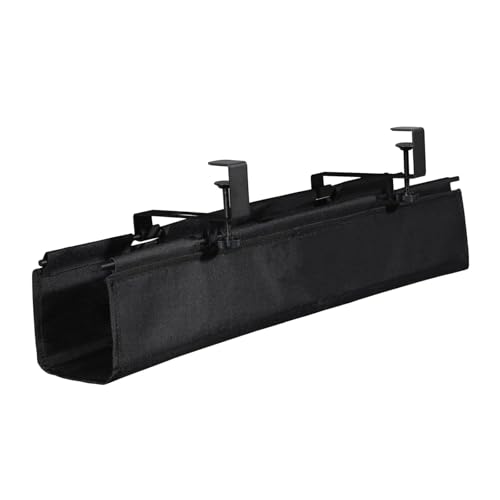 Kabel-Management-Tablett unter dem Schreibtisch, Kabel-Organizer mit Klemmhalterung, 27,5 x 5 x 8,5 cm, Kabelwanne für Schreibtisch-Kabelmanagement Kabel-Management-Tablett unter dem Schreibtisch, Kabel-Organizer mit Klemmhalterung, 27,5 x 5 x 8,5 cm, Kabelwanne für Schreibtisch-Kabelmanagement von PawwJoy