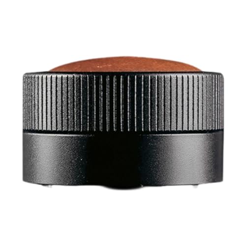 Kaffee-Nivelliergerät und Verteiler für Siebträgerzubehör, automatische Höhenverstellung für gleichmäßige Verteilung, 304 Edelstahlboden mit Massivholzdeckel, 6,8 x 3,8 cm - 53 mm von PawwJoy