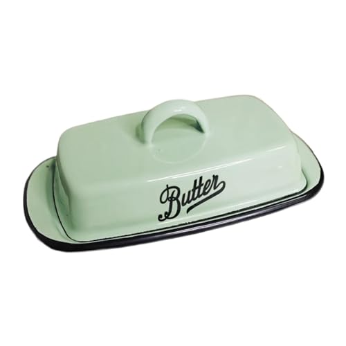 Keramik-Butterdose mit Deckel, Abdichtung, Küchenorganisation, multifunktionaler Butterbehälter, Arbeitsplatte, Aufbewahrungstablett von PawwJoy