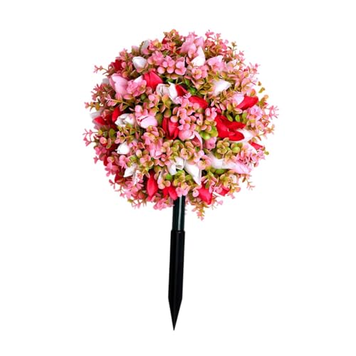 Künstliche Blume, Gartenstecker, realistische Outdoor-Dekoration für Terrasse, Veranda, Hochzeit, Rasen, Ornament, 32 x 70 cm, Rot Künstliche Blume, Gartenstecker, realistische Outdoor-Dekoration für Terrasse, Veranda, Hochzeit, Rasen, Ornament, 32 x 70 cm, Rot von PawwJoy
