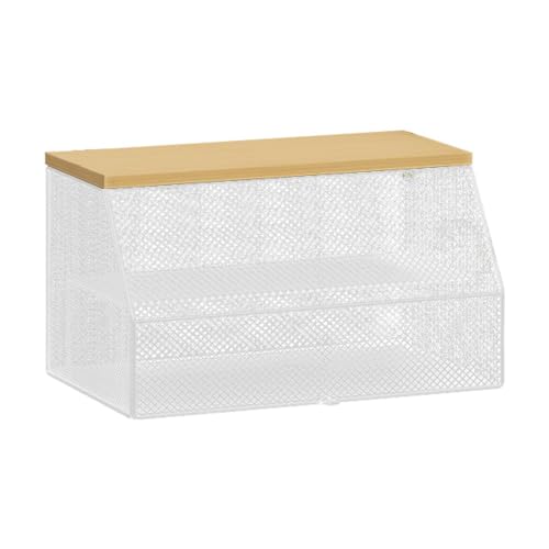 Lebensmittelabdeckplatte, Servierabdeckung, wiederverwendbar, Netz-Organizer für Küche, Esstisch, Restaurant, Zuhause, weiß, 52 x 31 x 27 cm Lebensmittelabdeckplatte, Servierabdeckung, wiederverwendbar, Netz-Organizer für Küche, Esstisch, Restaurant, Zuhause, weiß, 52 x 31 x 27 cm von PawwJoy