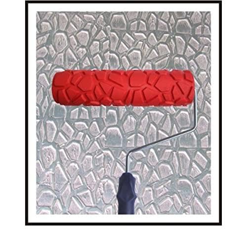 Malerwalze mit Kieskörnung, geprägt, mit Kunststoffgriff für Wandstrukturmuster, 24 cm Malerwalze mit Kieskörnung, geprägt, mit Kunststoffgriff für Wandstrukturmuster, 24 cm von PawwJoy