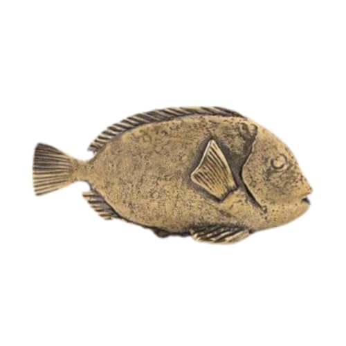 Messing-Fischstatue, antikes Tee-Haustier-Dekor, Sammlerstück, Tierfigur, Schreibtisch-Dekoration für Tisch, Heimdekoration, tropische Fische Messing-Fischstatue, antikes Tee-Haustier-Dekor, Sammlerstück, Tierfigur, Schreibtisch-Dekoration für Tisch, Heimdekoration, tropische Fische von PawwJoy