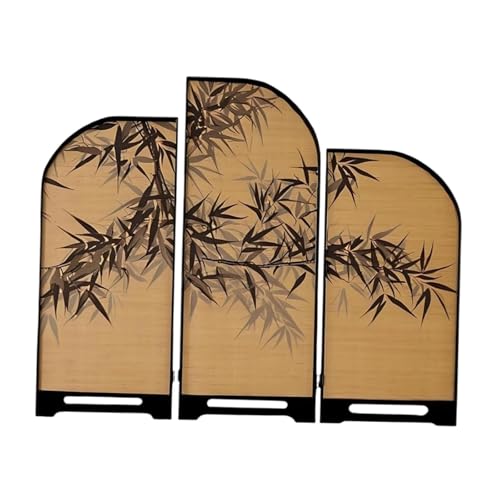 Mini-Bildschirmdekoration, Schreibtischstatue, Basteln, Schreibtisch, Ornament, Dekor mit Tinte, Bambusgemälde für Zuhause, Büro, Arbeitsplatte, Esszimmer, 24 x 20 cm Mini-Bildschirmdekoration, Schreibtischstatue, Basteln, Schreibtisch, Ornament, Dekor mit Tinte, Bambusgemälde für Zuhause, Büro, Arbeitsplatte, Esszimmer, 24 x 20 cm von PawwJoy