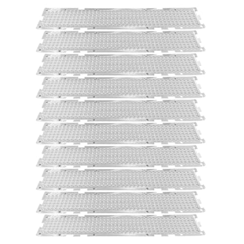 PawwJoy 10 Stück Katzenschreck Matten mit Spikes Prickle Streifen Leichte Katze Scat Matten Möbel Schutz für Sofa Garten Rasen von PawwJoy