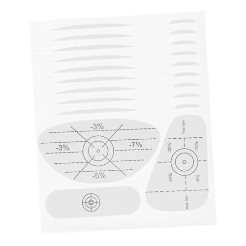 PawwJoy 10 x Golf Tape Etiketten, wasserdichte Golf Face Tapes, Schlagaufkleber für Schwungtraining, 13,5 cm x 7,5 cm, kompatibel mit allen Golfschlägern von PawwJoy