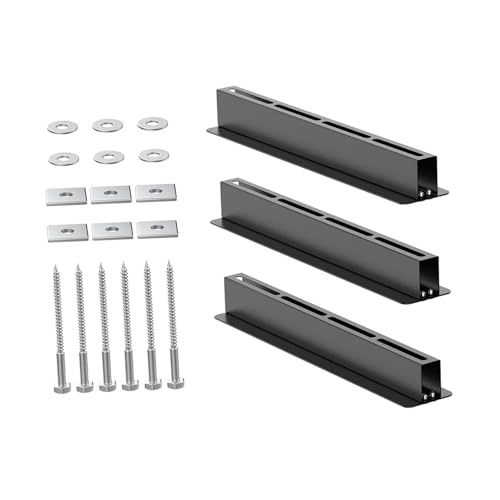 PawwJoy 3 x Decken-Abfalleimer, Aufbewahrungsregal für Garage, Organisation, Überkopf-Aufbewahrungssystem, Metallschienen, 43,1 x 7,6 x 5 cm PawwJoy 3 x Decken-Abfalleimer, Aufbewahrungsregal für Garage, Organisation, Überkopf-Aufbewahrungssystem, Metallschienen, 43,1 x 7,6 x 5 cm von PawwJoy